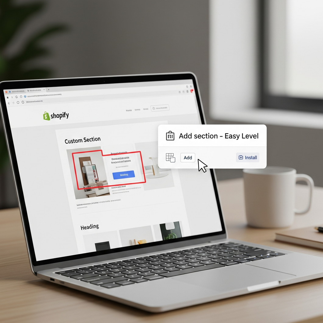 Shopify Легкий уровень Раздел