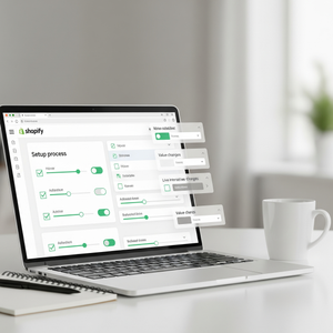 Раздел среднего уровня Shopify